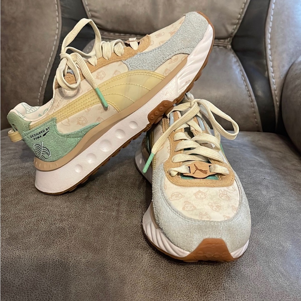 Puma Wild Rider Animal Crossing New Horizons shoes Kids Size 4 - Picture 1 of 8